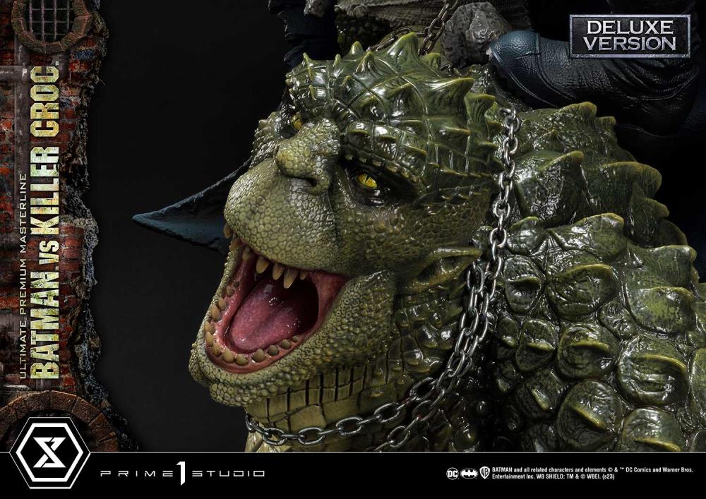 DC Comics Ultimate Premium Masterline Batman Versus Killer Croc Deluxe Limited Edition Statue (With Bonus) Gallery Image 90