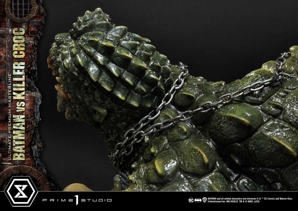 DC Comics Ultimate Premium Masterline Batman Versus Killer Croc Deluxe Limited Edition Statue (With Bonus) Gallery Image 113