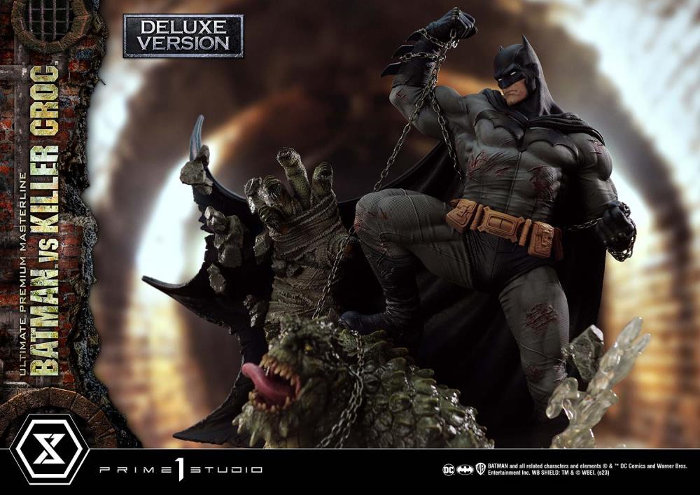 DC Comics Ultimate Premium Masterline Batman Versus Killer Croc Deluxe Limited Edition Statue (With Bonus) Gallery Image 51
