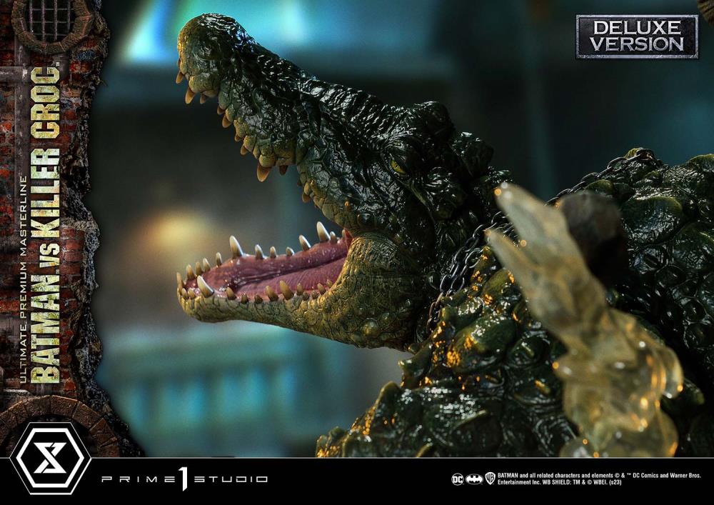 DC Comics Ultimate Premium Masterline Batman Versus Killer Croc Deluxe Limited Edition Statue (With Bonus) Gallery Image 21