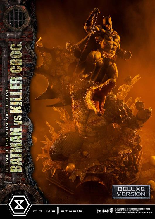 DC Comics Ultimate Premium Masterline Batman Versus Killer Croc Deluxe Limited Edition Statue (With Bonus) Gallery Image 56