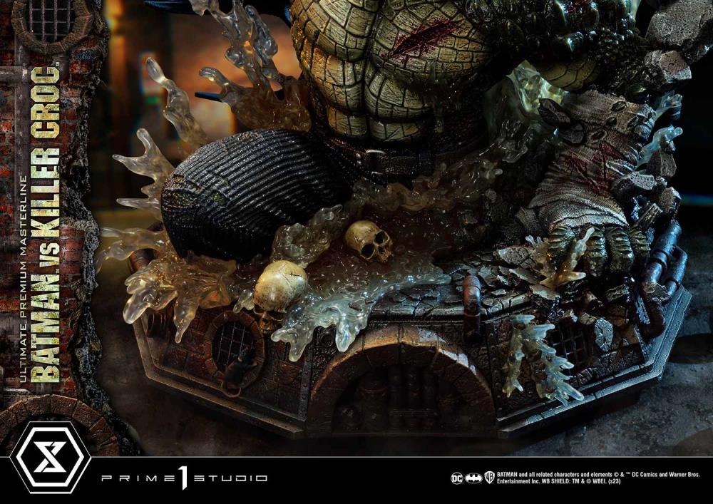 DC Comics Ultimate Premium Masterline Batman Versus Killer Croc Deluxe Limited Edition Statue (With Bonus) Gallery Image 101