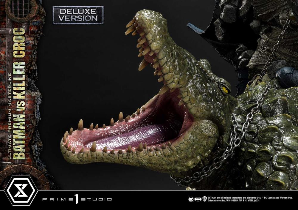 DC Comics Ultimate Premium Masterline Batman Versus Killer Croc Deluxe Limited Edition Statue (With Bonus) Gallery Image 93
