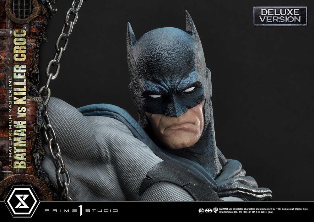 DC Comics Ultimate Premium Masterline Batman Versus Killer Croc Deluxe Limited Edition Statue (With Bonus) Gallery Image 81