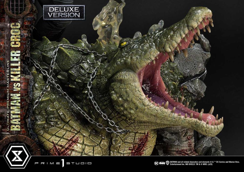 DC Comics Ultimate Premium Masterline Batman Versus Killer Croc Deluxe Limited Edition Statue (With Bonus) Gallery Image 92