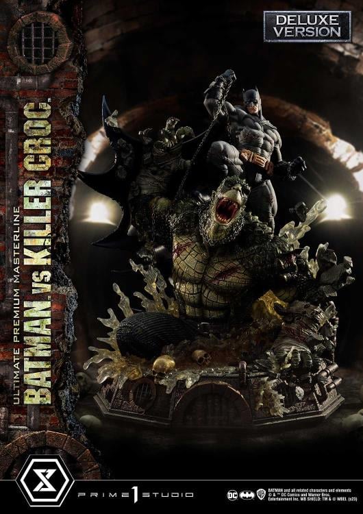 DC Comics Ultimate Premium Masterline Batman Versus Killer Croc Deluxe Limited Edition Statue (With Bonus) Gallery Image 41