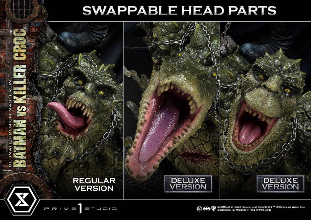 DC Comics Ultimate Premium Masterline Batman Versus Killer Croc Deluxe Limited Edition Statue (With Bonus) Gallery Image 117