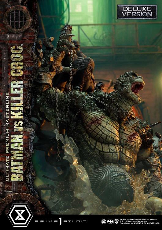 DC Comics Ultimate Premium Masterline Batman Versus Killer Croc Deluxe Limited Edition Statue (With Bonus) Gallery Image 28