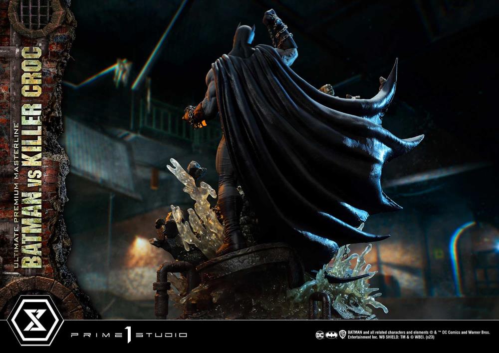 DC Comics Ultimate Premium Masterline Batman Versus Killer Croc Deluxe Limited Edition Statue (With Bonus) Gallery Image 8