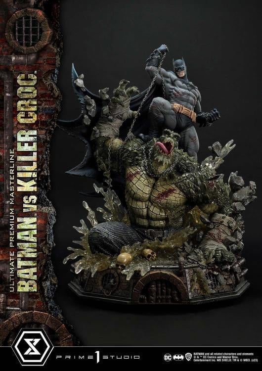 DC Comics Ultimate Premium Masterline Batman Versus Killer Croc Deluxe Limited Edition Statue (With Bonus) Gallery Image 75