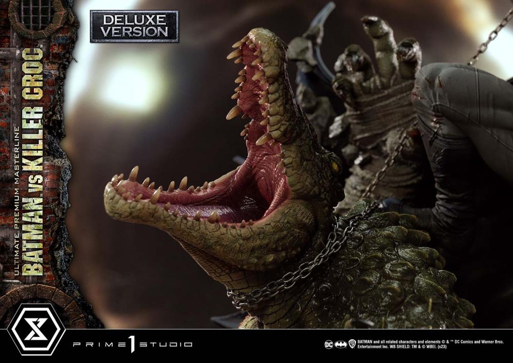 DC Comics Ultimate Premium Masterline Batman Versus Killer Croc Deluxe Limited Edition Statue (With Bonus) Gallery Image 53