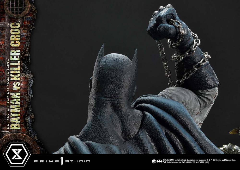 DC Comics Ultimate Premium Masterline Batman Versus Killer Croc Deluxe Limited Edition Statue (With Bonus) Gallery Image 105