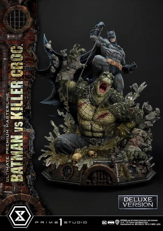 DC Comics Ultimate Premium Masterline Batman Versus Killer Croc Deluxe Limited Edition Statue (With Bonus) Gallery Image 62