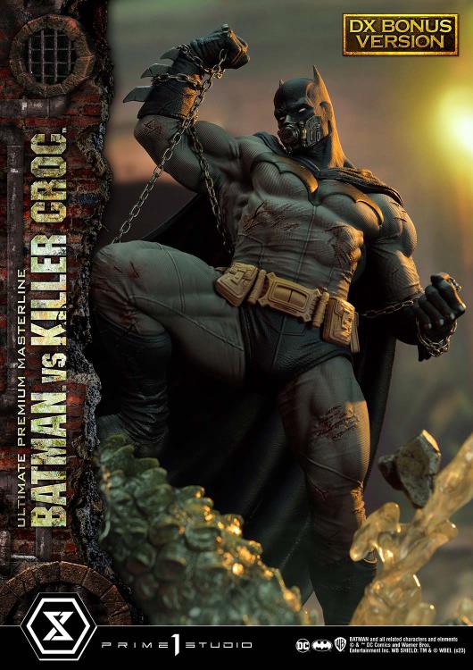 DC Comics Ultimate Premium Masterline Batman Versus Killer Croc Deluxe Limited Edition Statue (With Bonus) Gallery Image 33