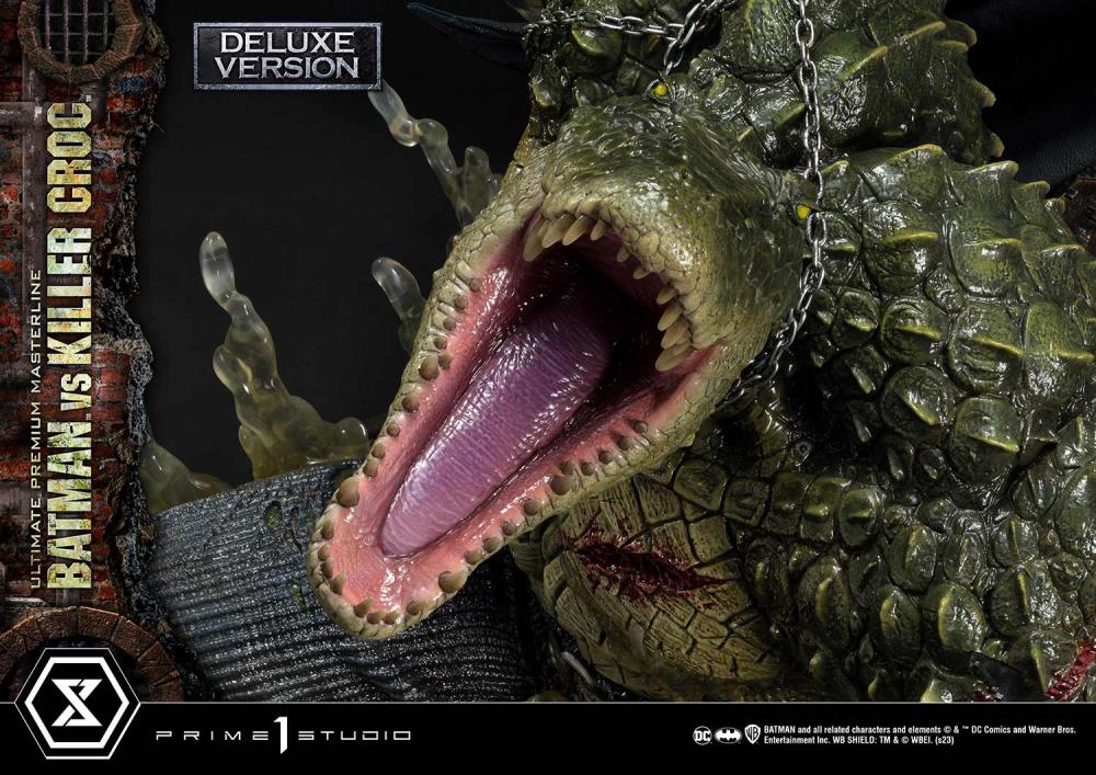 DC Comics Ultimate Premium Masterline Batman Versus Killer Croc Deluxe Limited Edition Statue (With Bonus) Gallery Image 83