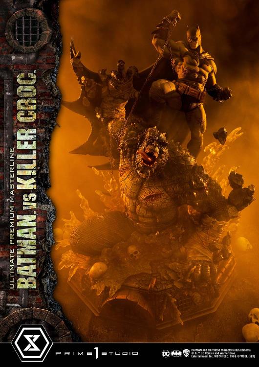 DC Comics Ultimate Premium Masterline Batman Versus Killer Croc Deluxe Limited Edition Statue (With Bonus) Gallery Image 55