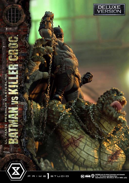 DC Comics Ultimate Premium Masterline Batman Versus Killer Croc Deluxe Limited Edition Statue (With Bonus) Gallery Image 31