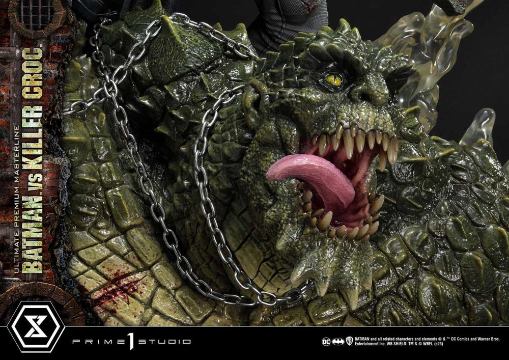 DC Comics Ultimate Premium Masterline Batman Versus Killer Croc Deluxe Limited Edition Statue (With Bonus) Gallery Image 111