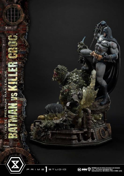 DC Comics Ultimate Premium Masterline Batman Versus Killer Croc Deluxe Limited Edition Statue (With Bonus) Gallery Image 73