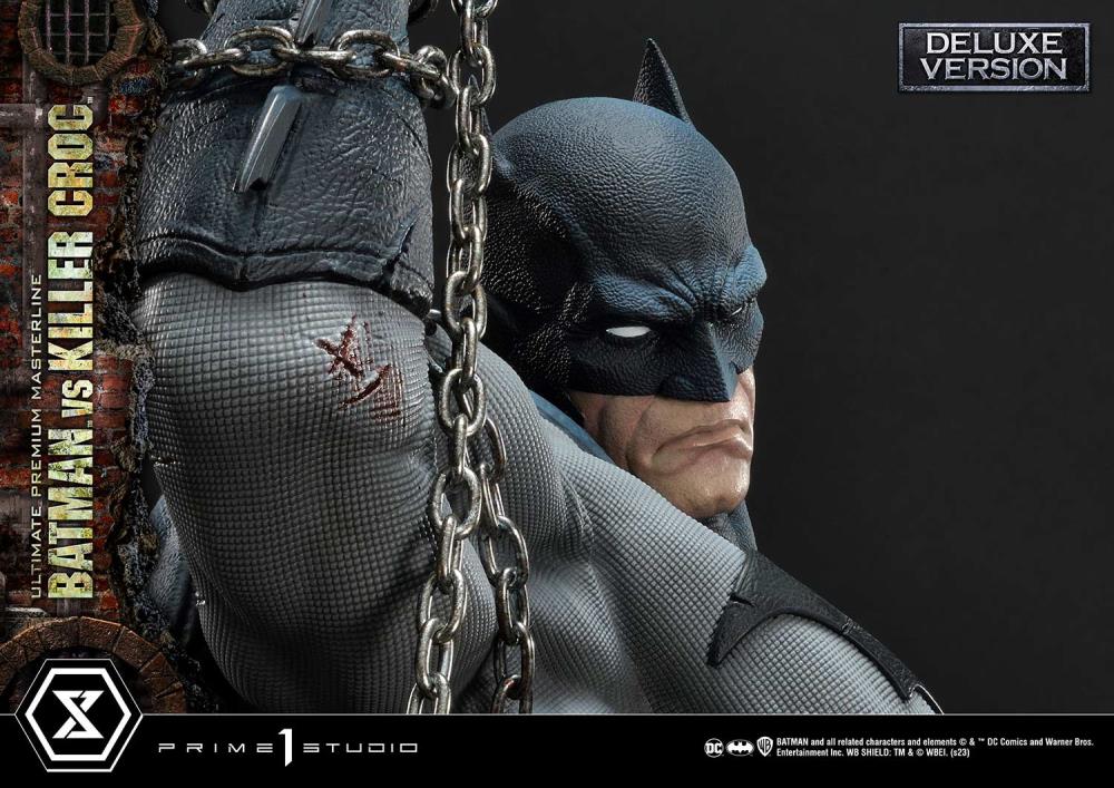 DC Comics Ultimate Premium Masterline Batman Versus Killer Croc Deluxe Limited Edition Statue (With Bonus) Gallery Image 87