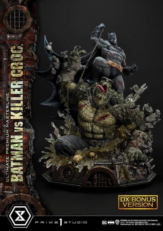 DC Comics Ultimate Premium Masterline Batman Versus Killer Croc Deluxe Limited Edition Statue (With Bonus) Gallery Image 60