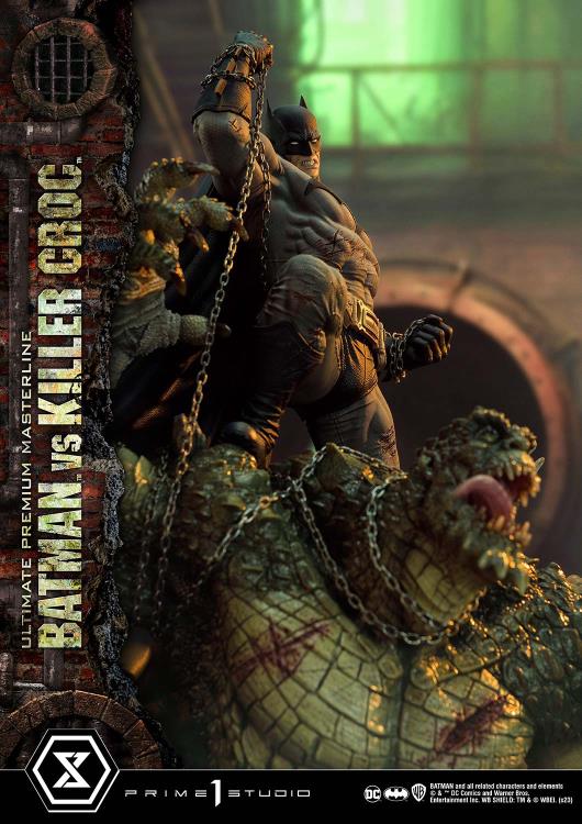 DC Comics Ultimate Premium Masterline Batman Versus Killer Croc Deluxe Limited Edition Statue (With Bonus) Gallery Image 34
