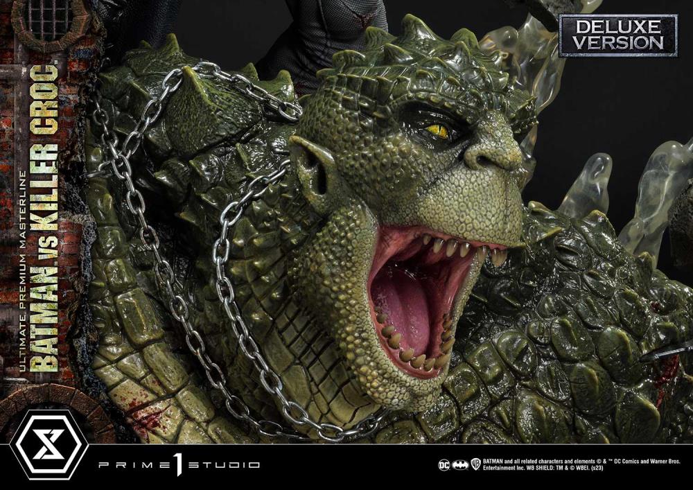 DC Comics Ultimate Premium Masterline Batman Versus Killer Croc Deluxe Limited Edition Statue (With Bonus) Gallery Image 89