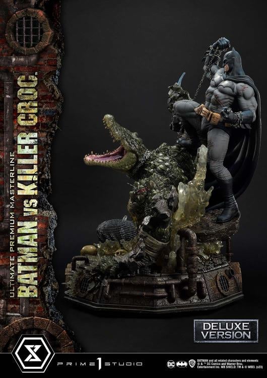 DC Comics Ultimate Premium Masterline Batman Versus Killer Croc Deluxe Limited Edition Statue (With Bonus) Gallery Image 65