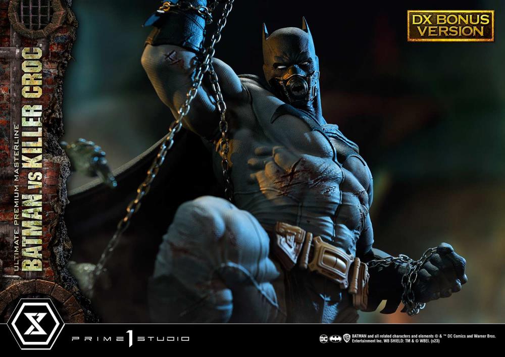 DC Comics Ultimate Premium Masterline Batman Versus Killer Croc Deluxe Limited Edition Statue (With Bonus) Gallery Image 19