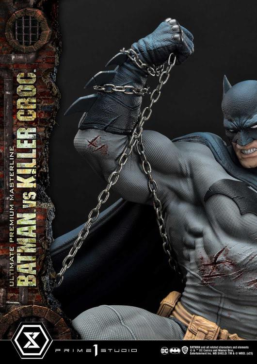 DC Comics Ultimate Premium Masterline Batman Versus Killer Croc Deluxe Limited Edition Statue (With Bonus) Gallery Image 107