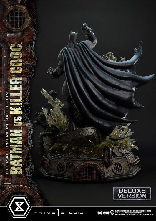 DC Comics Ultimate Premium Masterline Batman Versus Killer Croc Deluxe Limited Edition Statue (With Bonus) Gallery Image 67
