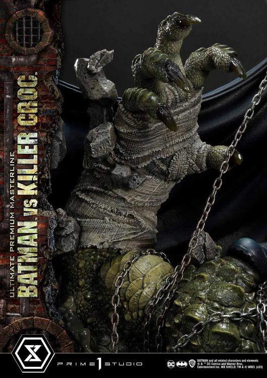 DC Comics Ultimate Premium Masterline Batman Versus Killer Croc Deluxe Limited Edition Statue (With Bonus) Gallery Image 74