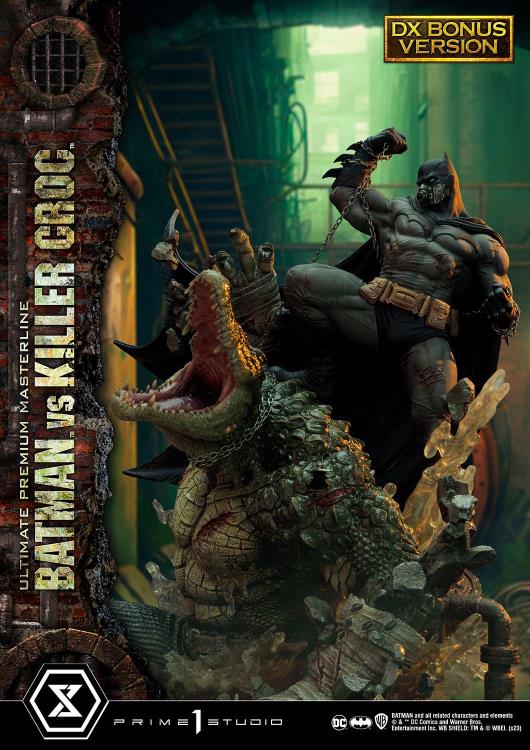DC Comics Ultimate Premium Masterline Batman Versus Killer Croc Deluxe Limited Edition Statue (With Bonus) Gallery Image 30