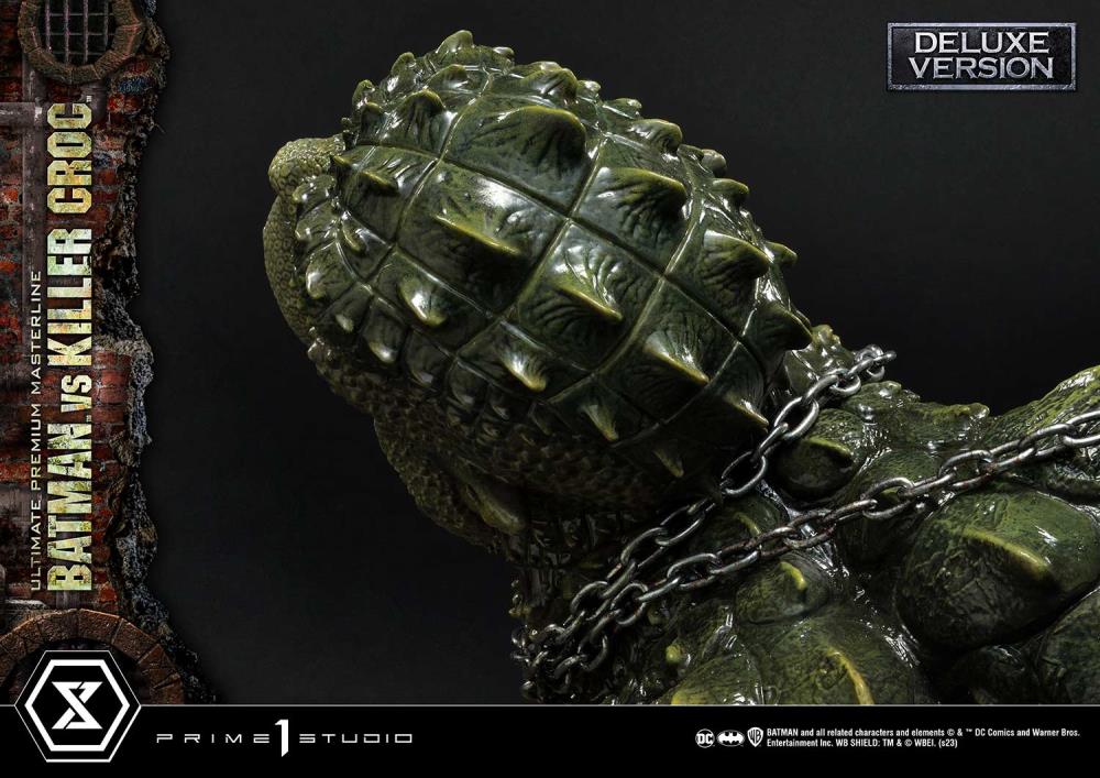 DC Comics Ultimate Premium Masterline Batman Versus Killer Croc Deluxe Limited Edition Statue (With Bonus) Gallery Image 91