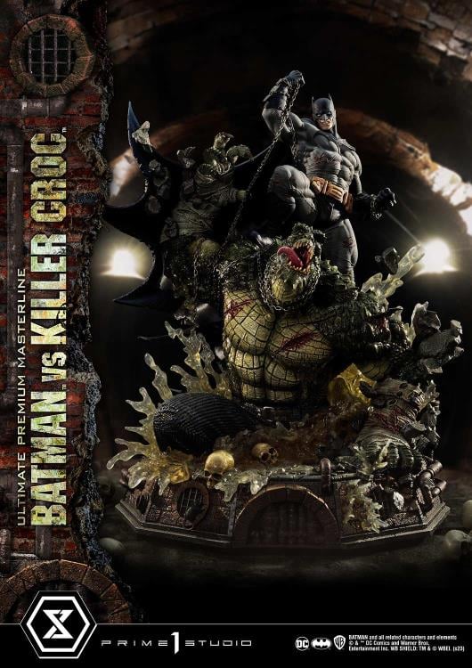 DC Comics Ultimate Premium Masterline Batman Versus Killer Croc Deluxe Limited Edition Statue (With Bonus) Gallery Image 40