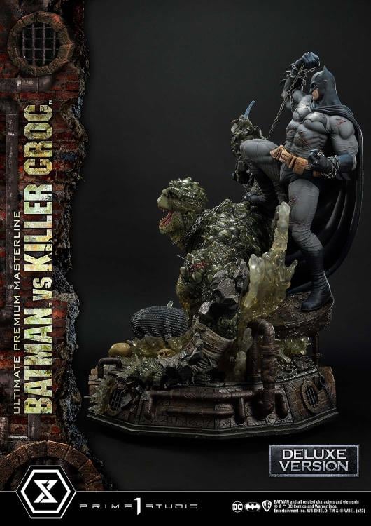 DC Comics Ultimate Premium Masterline Batman Versus Killer Croc Deluxe Limited Edition Statue (With Bonus) Gallery Image 66