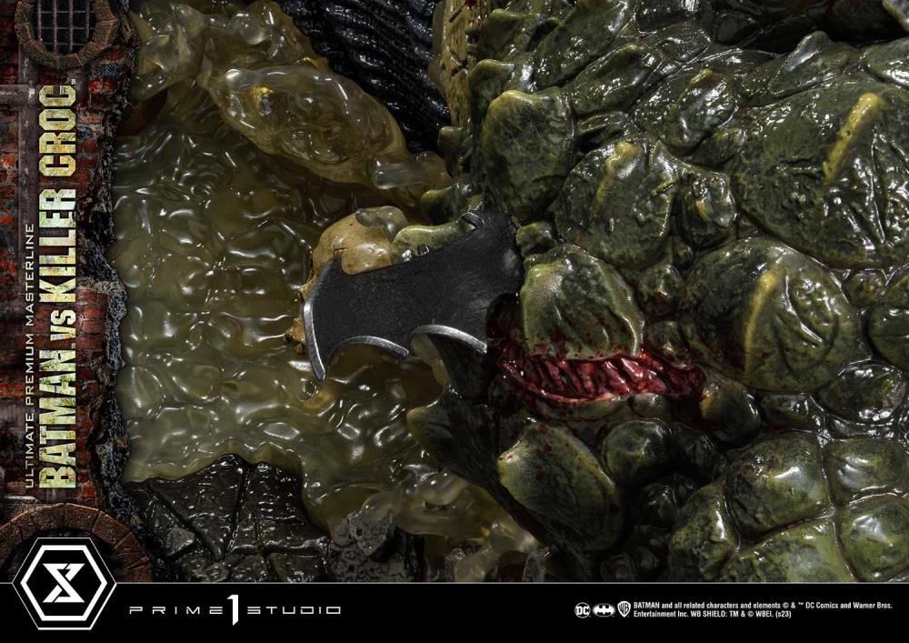 DC Comics Ultimate Premium Masterline Batman Versus Killer Croc Deluxe Limited Edition Statue (With Bonus) Gallery Image 76