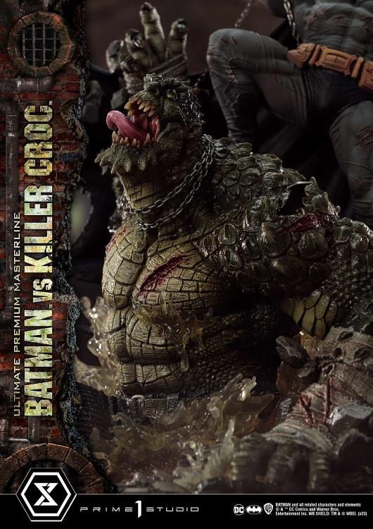DC Comics Ultimate Premium Masterline Batman Versus Killer Croc Deluxe Limited Edition Statue (With Bonus) Gallery Image 102