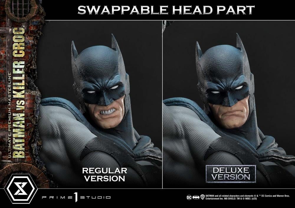 DC Comics Ultimate Premium Masterline Batman Versus Killer Croc Deluxe Limited Edition Statue (With Bonus) Gallery Image 116