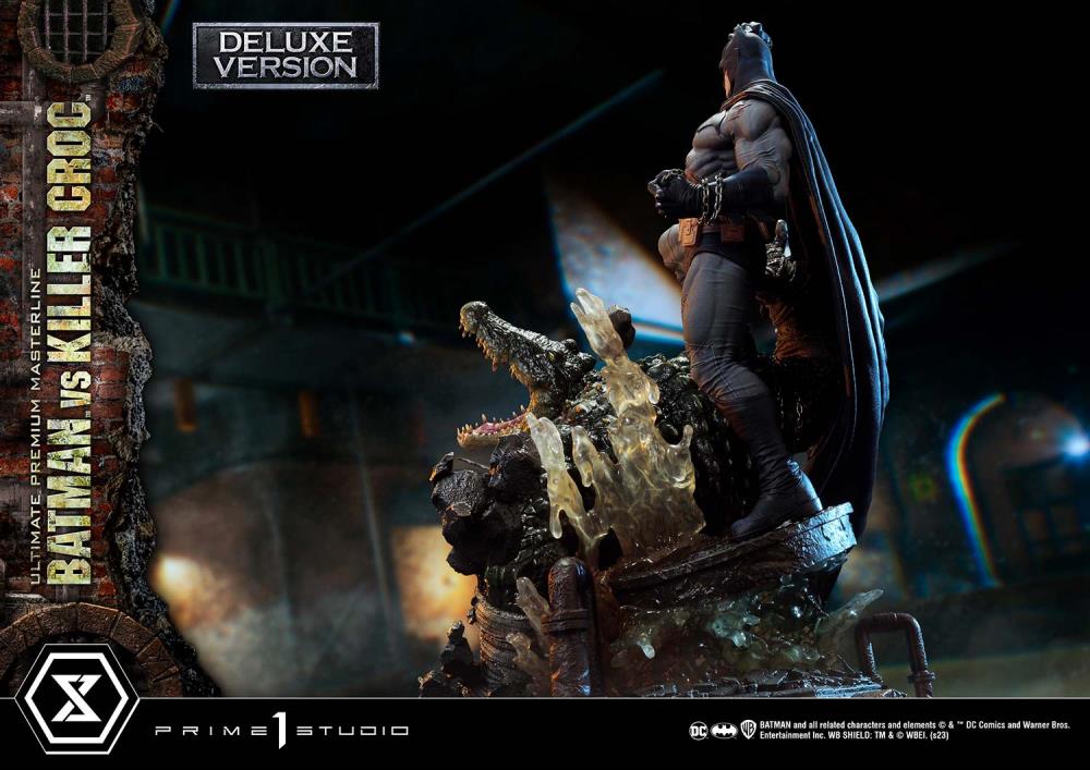 DC Comics Ultimate Premium Masterline Batman Versus Killer Croc Deluxe Limited Edition Statue (With Bonus) Gallery Image 7