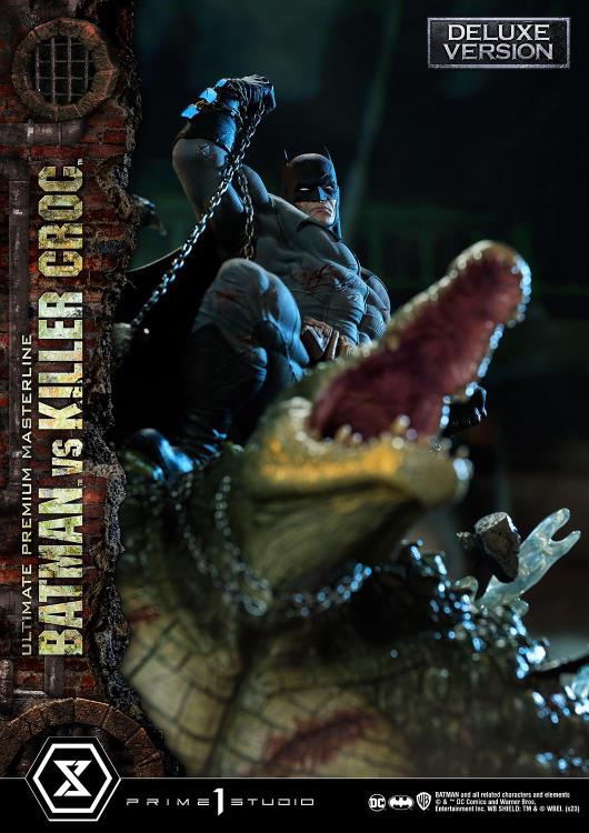 DC Comics Ultimate Premium Masterline Batman Versus Killer Croc Deluxe Limited Edition Statue (With Bonus) Gallery Image 22
