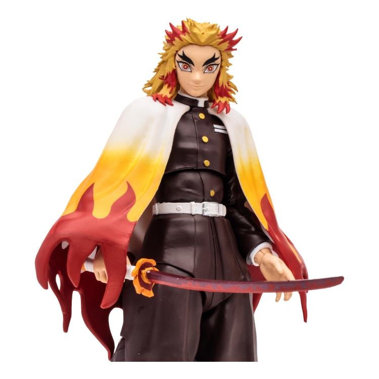 Demon Slayer: Kimetsu no Yaiba Kyojuro Rengoku 7" Action Figure Gallery Image 8