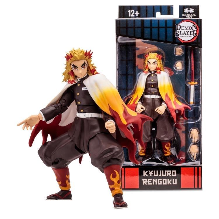 Demon Slayer: Kimetsu no Yaiba Kyojuro Rengoku 7" Action Figure Gallery Image 10