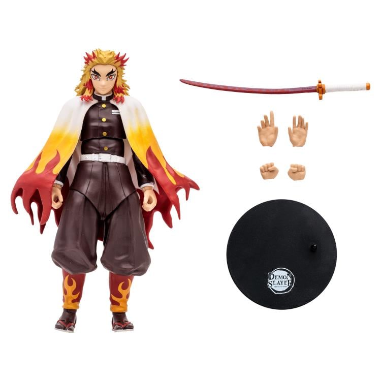 Demon Slayer: Kimetsu no Yaiba Kyojuro Rengoku 7" Action Figure Gallery Image 9