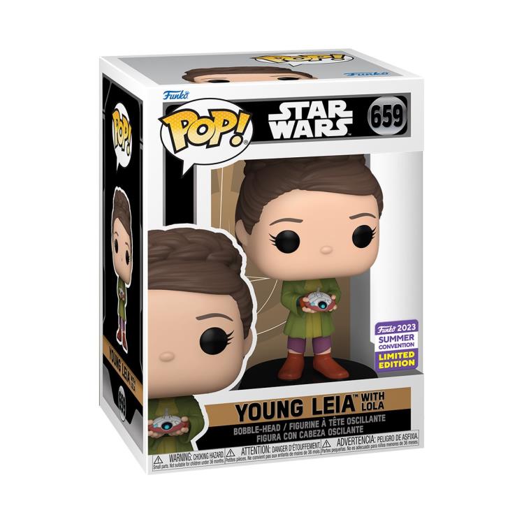 Pop! Star Wars: Obi-Wan Kenobi - Leia with Lola Exclusive Gallery Image 4