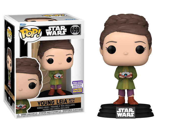 Pop! Star Wars: Obi-Wan Kenobi - Leia with Lola Exclusive Gallery Image 1