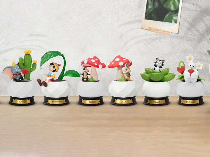 Disney Mini D-Stage MDS-006 Pocket Plant Series Set of 6 Figurines