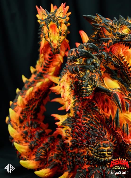 Kaiju Doom Demon God Series Lizard Demon Statue Gallery Image 14