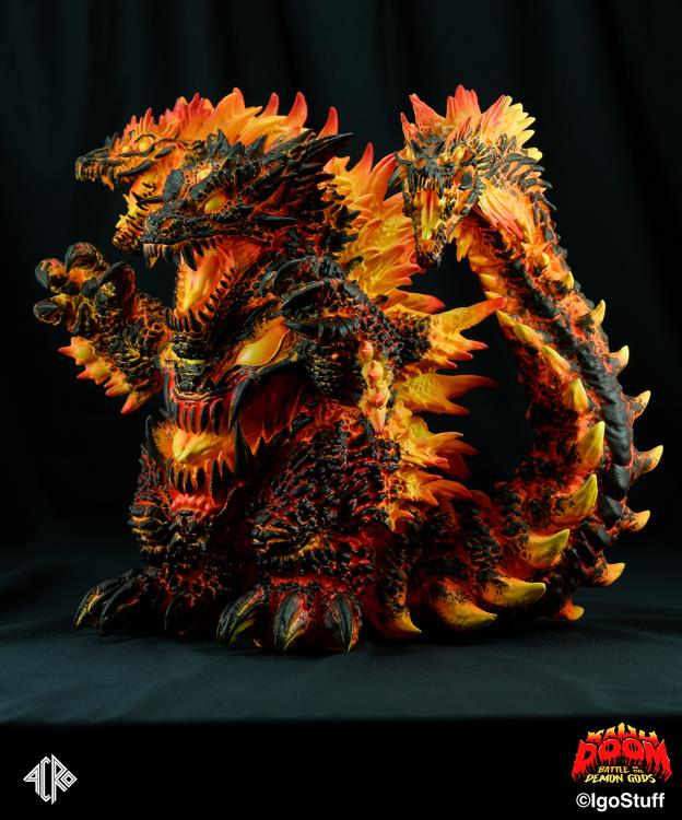 Kaiju Doom Demon God Series Lizard Demon Statue Gallery Image 9