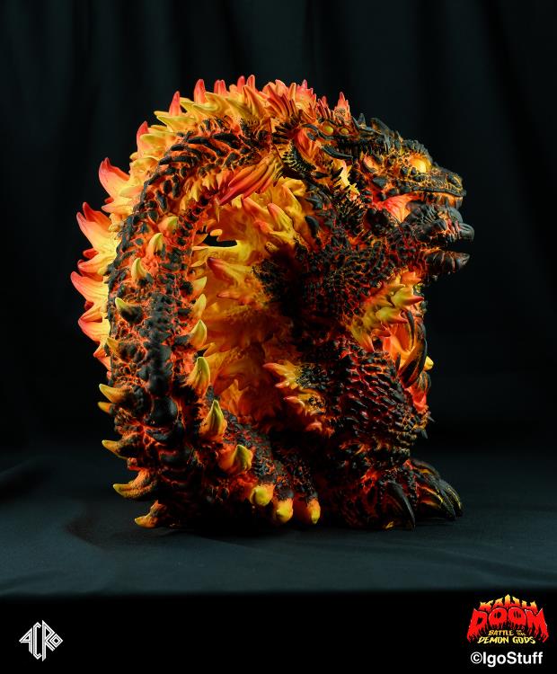 Kaiju Doom Demon God Series Lizard Demon Statue Gallery Image 8